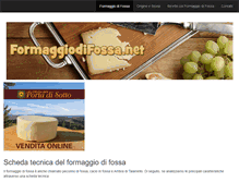 Tablet Screenshot of formaggiodifossa.net